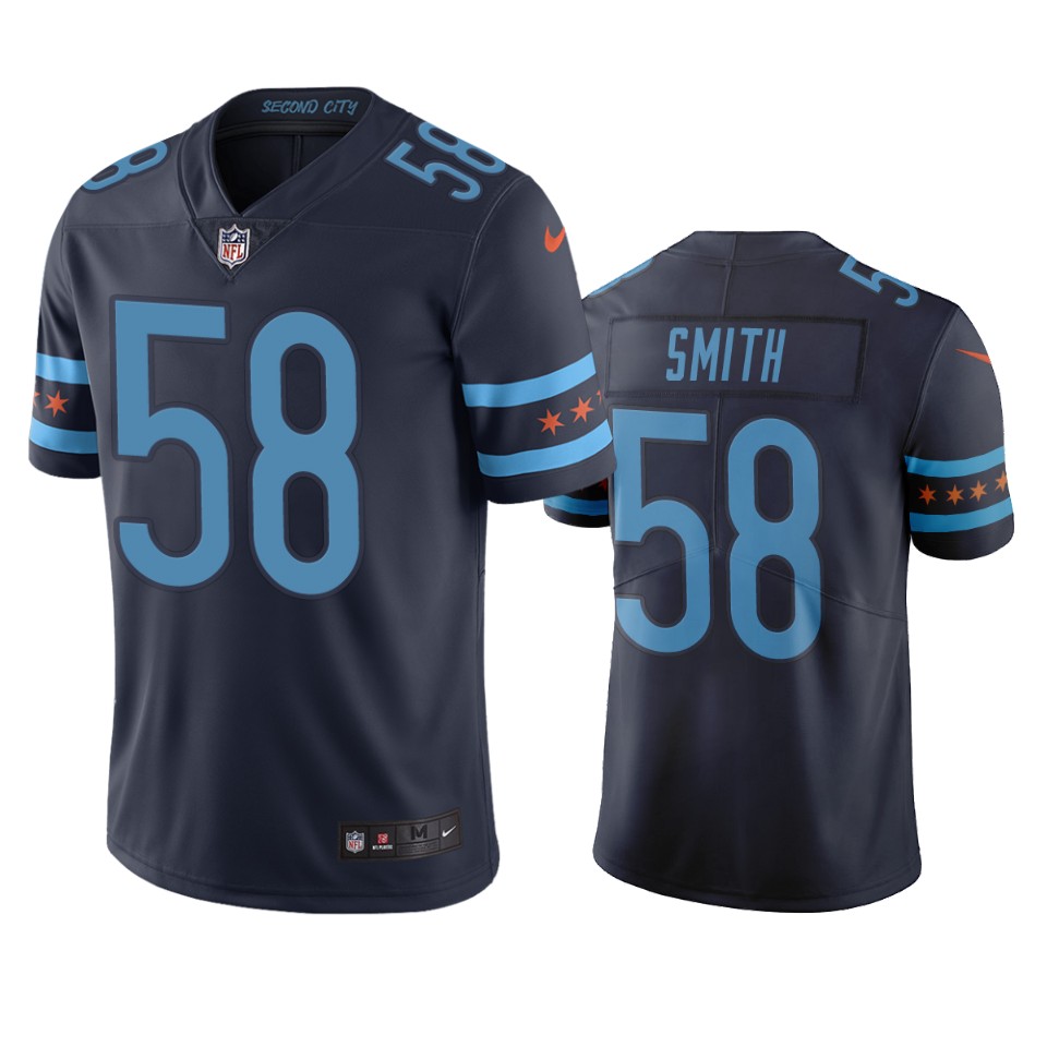 bears roquan smith navy city edition jersey