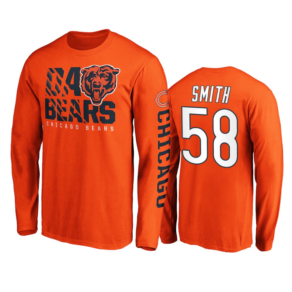 bears roquan smith orange hometown long sleeve t shirt