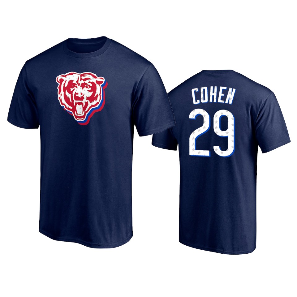bears tarik cohen navy 2021 independence day t shirt