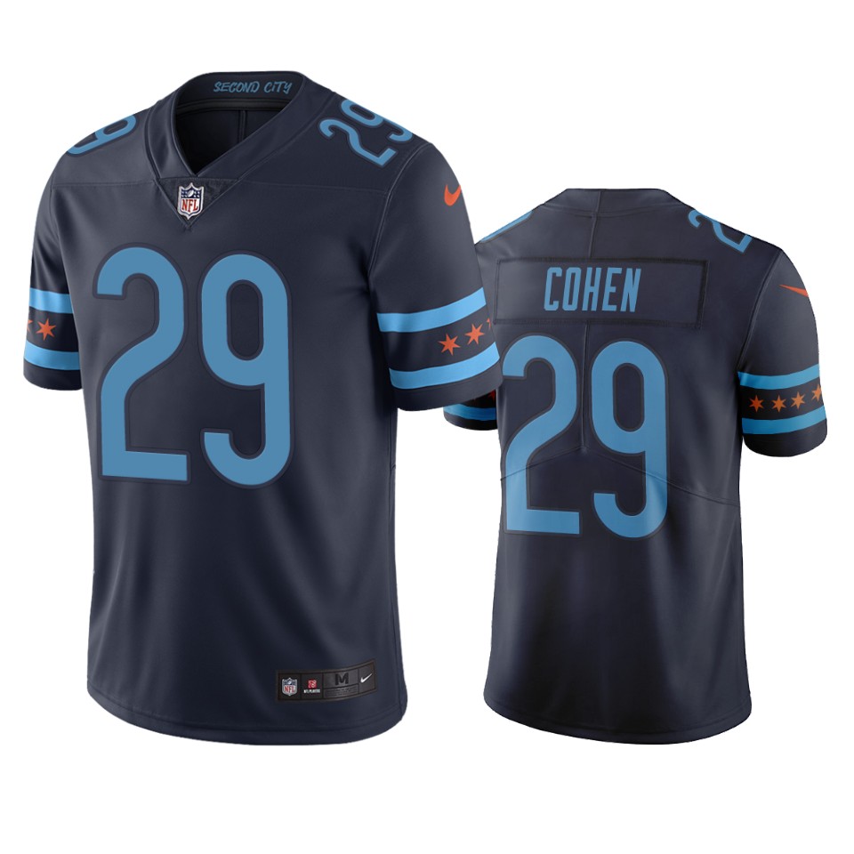 bears tarik cohen navy city edition jersey