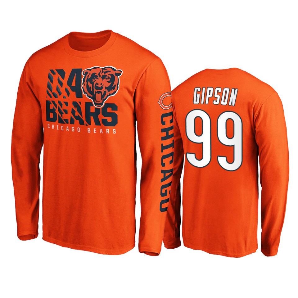 bears trevis gipson orange hometown long sleeve t shirt
