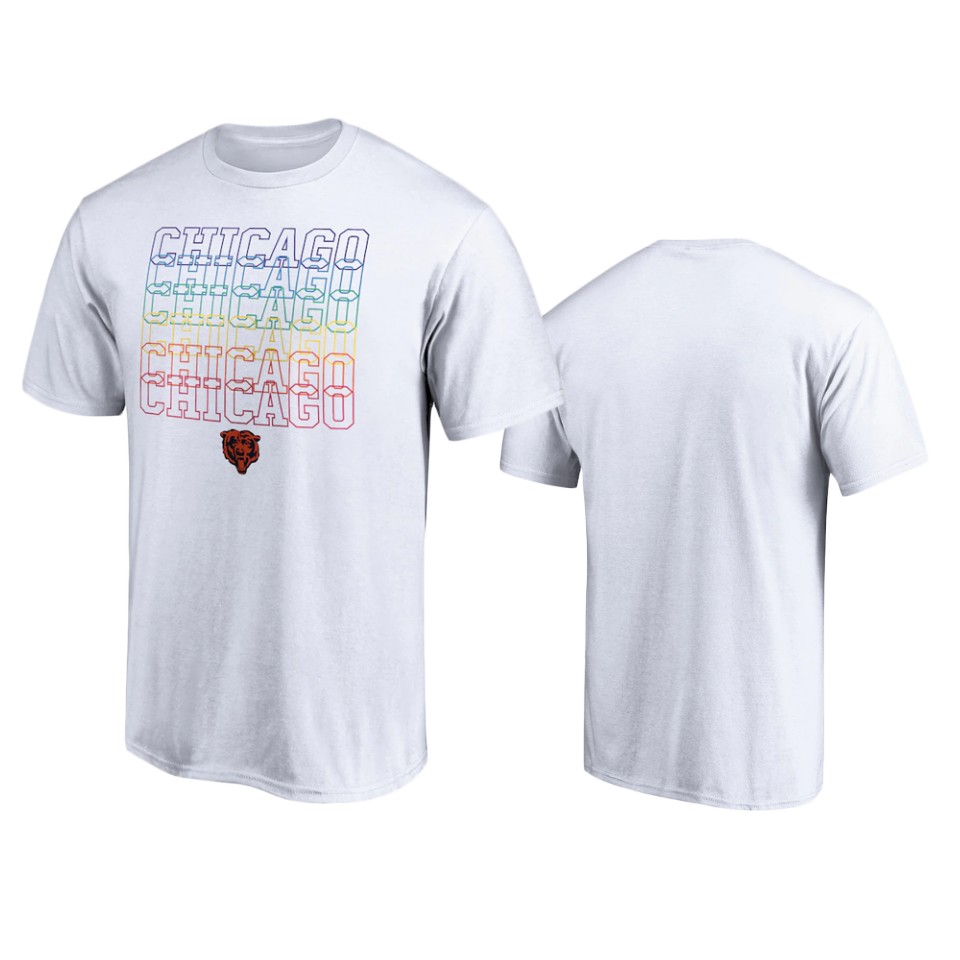 bears white city pride t shirt