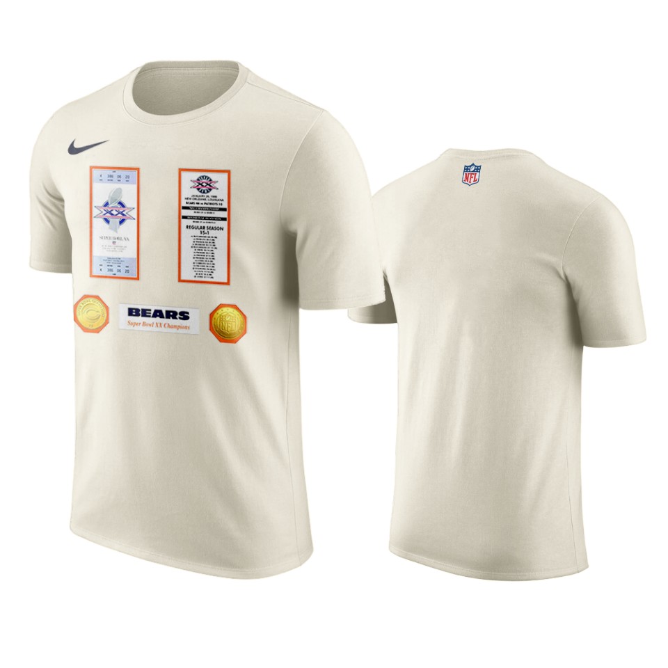 bears white super bowl champions commemorate t shirt