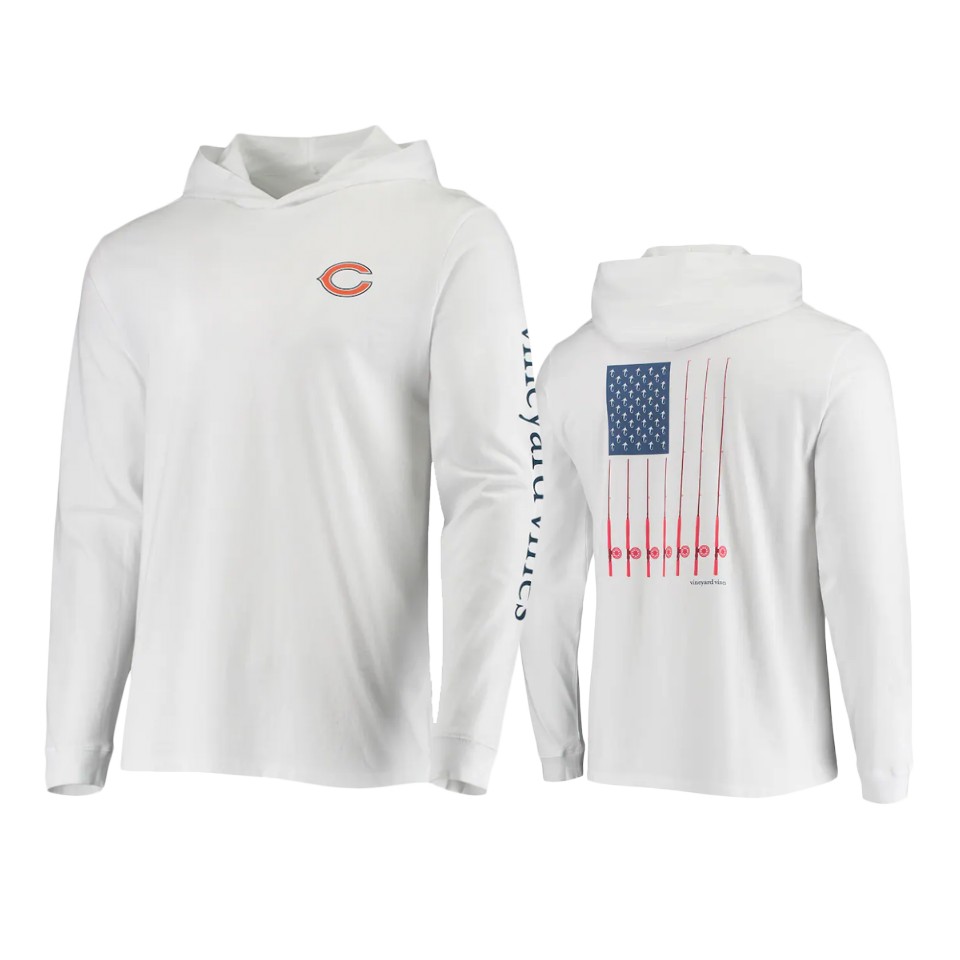 bears white vineyard vines hoodie long sleeve t shirt