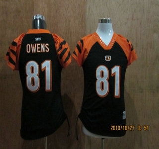 bengals #81 owens women jersey