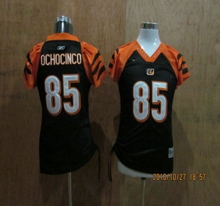 bengals #85 ochocinco women