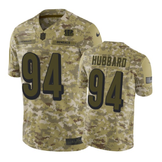bengals 94 sam hubbard 2018 salute to service jersey