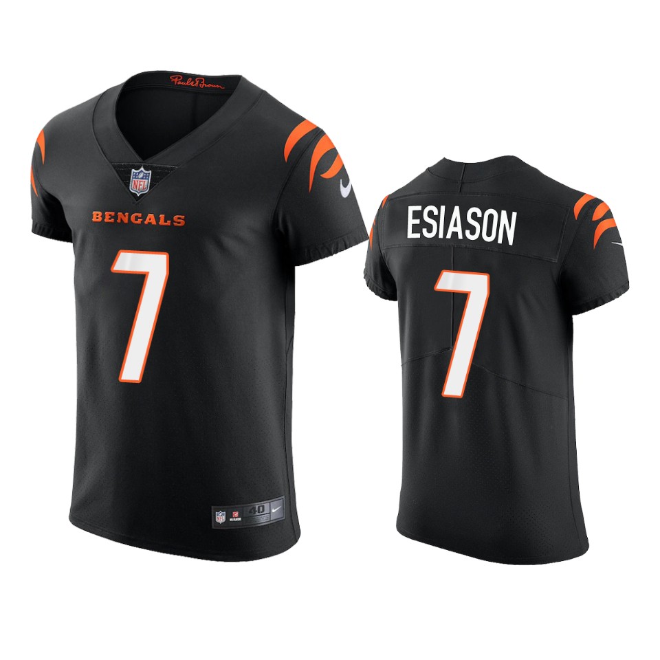 bengals boomer esiason black 2021 vapor elite jersey