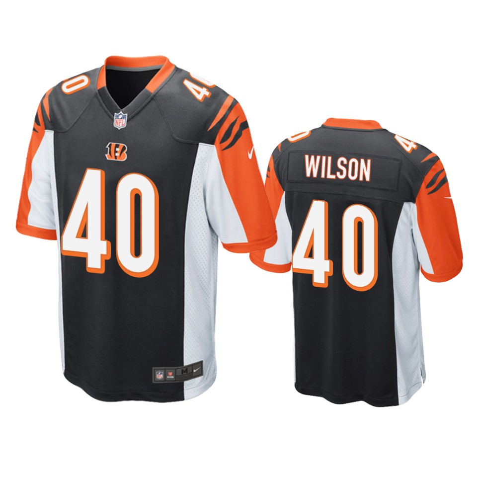 bengals brandon wilson black game jersey