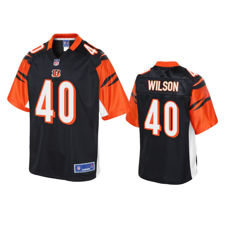 bengals brandon wilson black pro line jersey