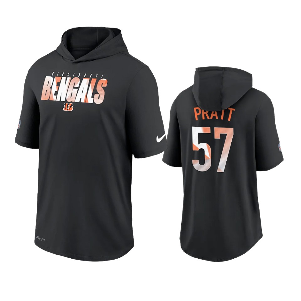bengals germaine pratt black sideline playbook hoodie t shirt
