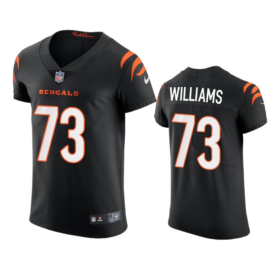 bengals jonah williams black 2021 vapor elite jersey