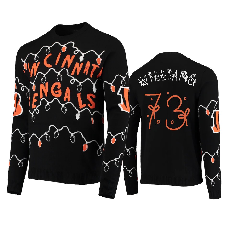 bengals jonah williams black ugly christmas gifts sweater