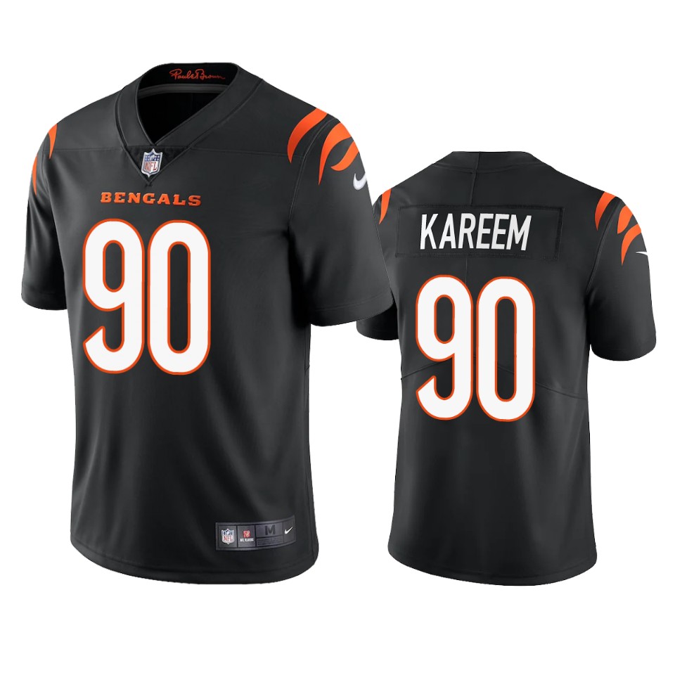 bengals khalid kareem black 2021 vapor limited jersey