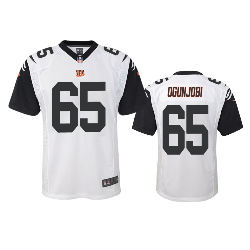bengals larry ogunjobi color rush game white jersey