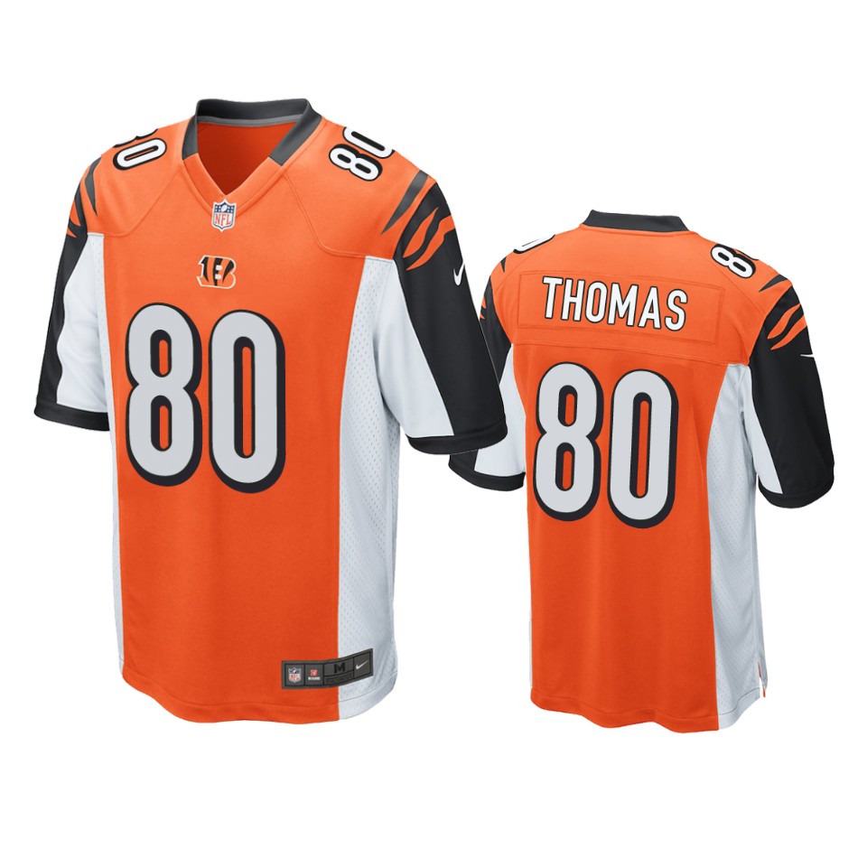 bengals mike thomas orange game jersey
