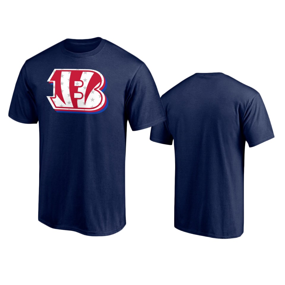 bengals navy red white and team t shirt