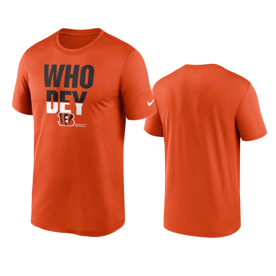 bengals orange legend local phrase performance t shirt