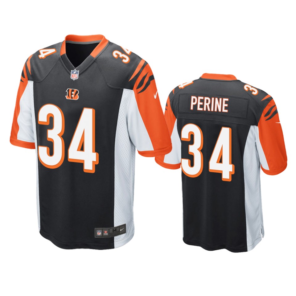 bengals samaje perine black game jersey