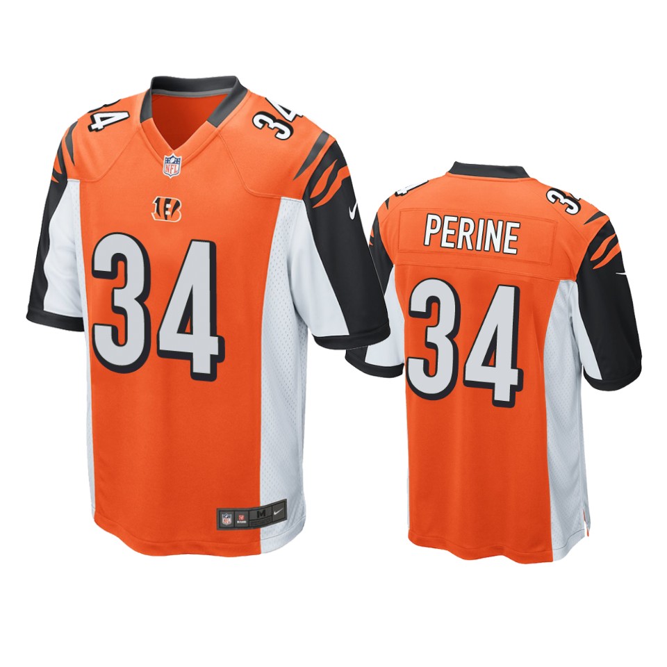 bengals samaje perine orange game jersey