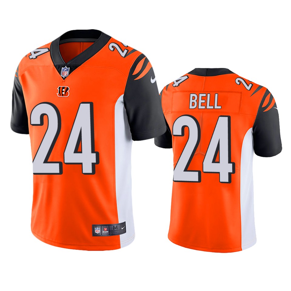 bengals vonn bell orange vapor jersey