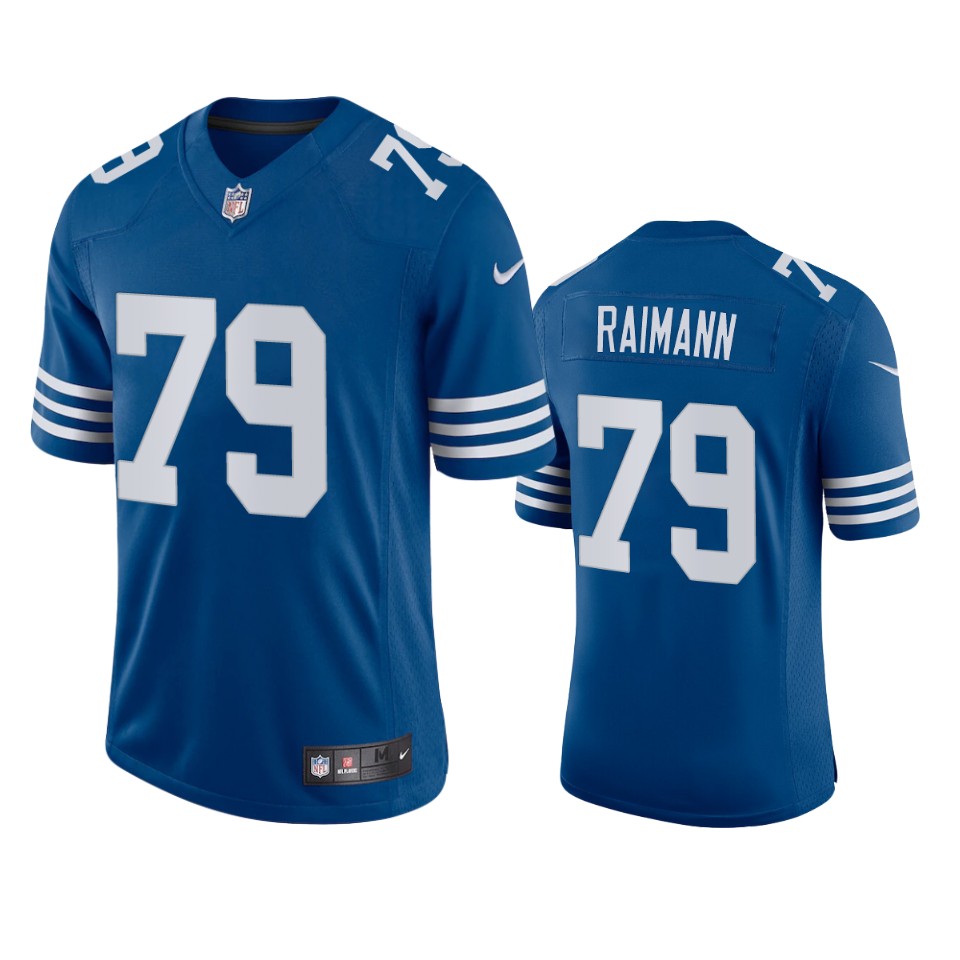 bernhard raimann colts royal vapor jersey