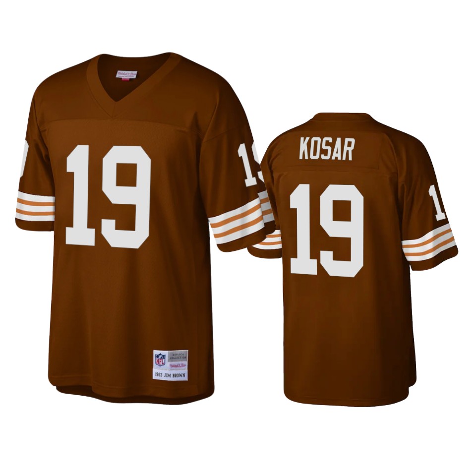 bernie kosar browns brown legacy replica retired player jersey