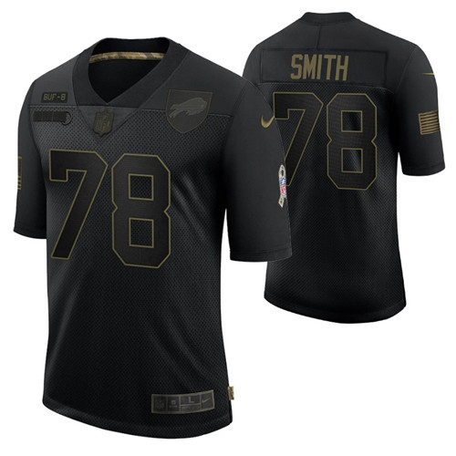 bills 2020 salute to service bruce smith jersey black men