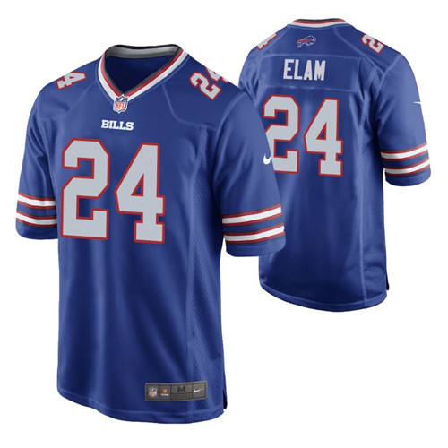 bills 2022 nfl draft kaiir elam game jersey royal men