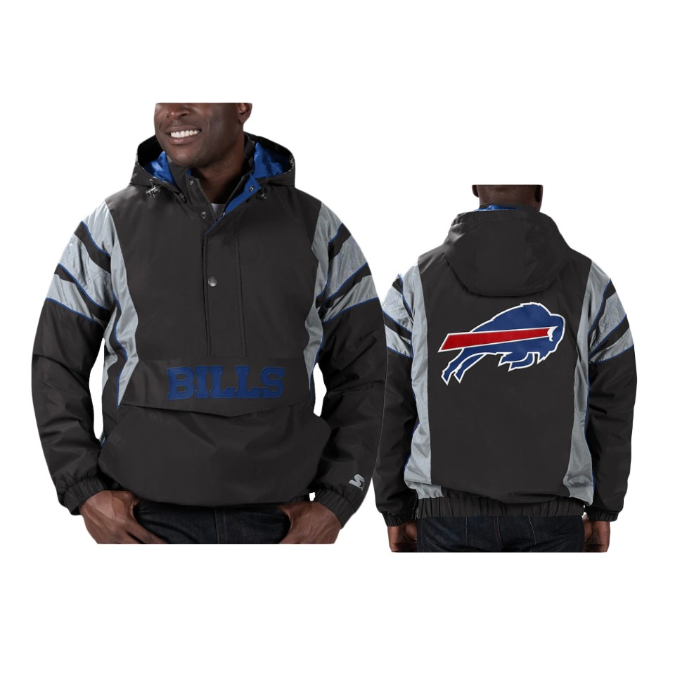 bills black thursday night gridiron reflective stripe jacket