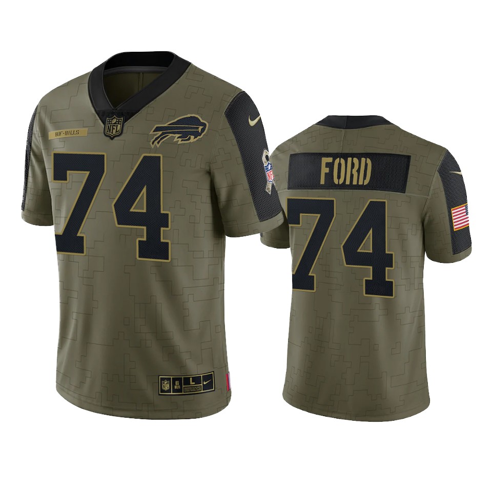 bills cody ford olive limited 2021 salute to service jersey