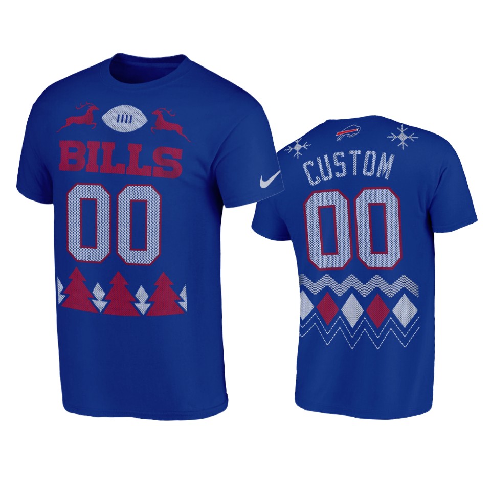 bills custom royal 2020 christmas ugly t shirt