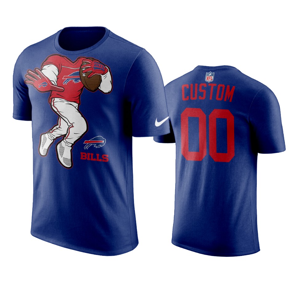 bills custom royal yard rush ii t shirt