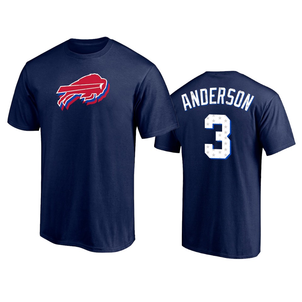 bills derek anderson navy 2021 independence day t shirt