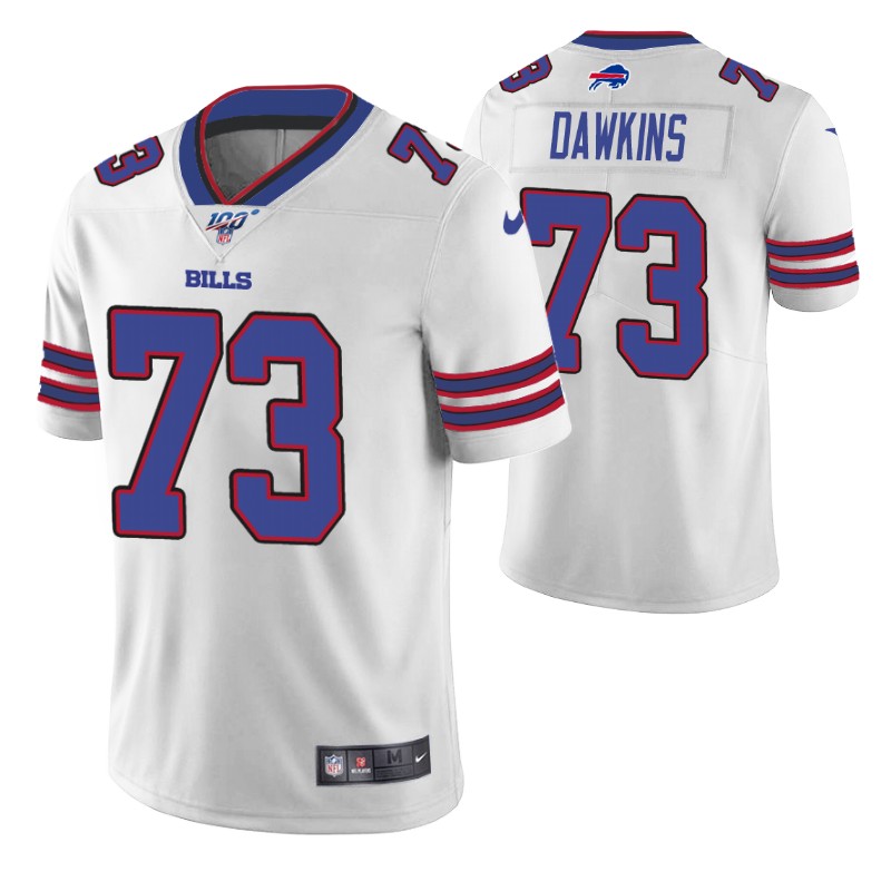 bills dion dawkins jersey vapor limited men's 100th season white