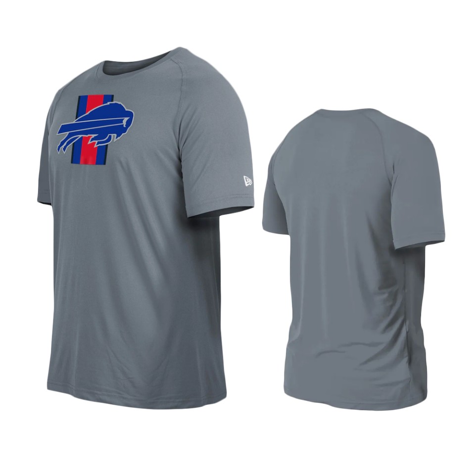 bills gray training camp raglan t shirt