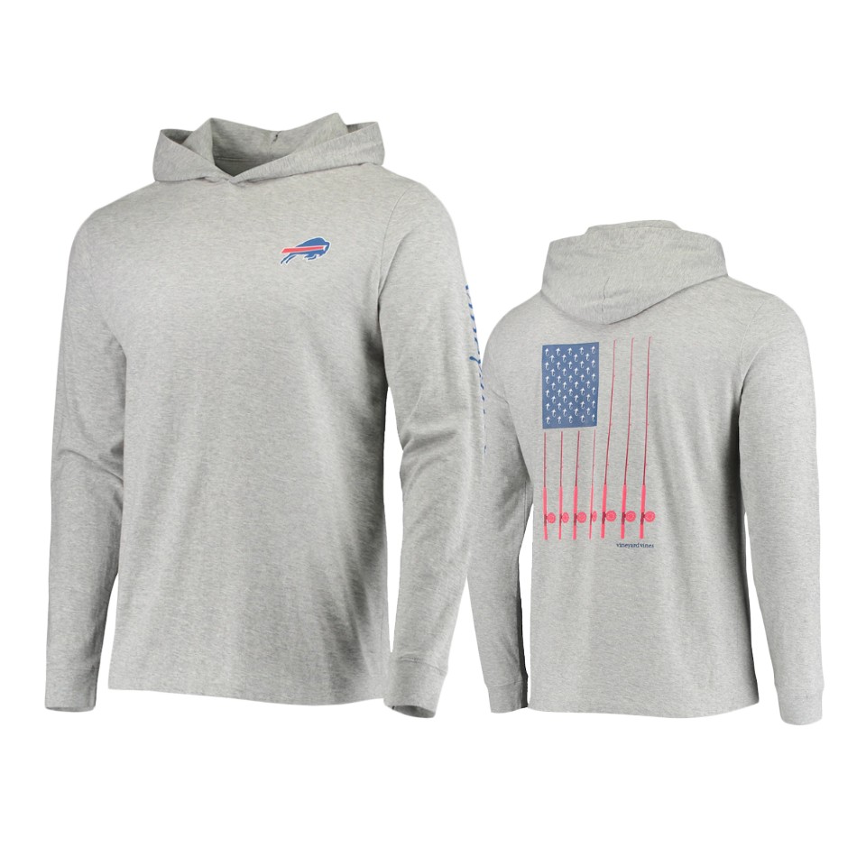 bills gray vineyard vines hoodie long sleeve t shirt