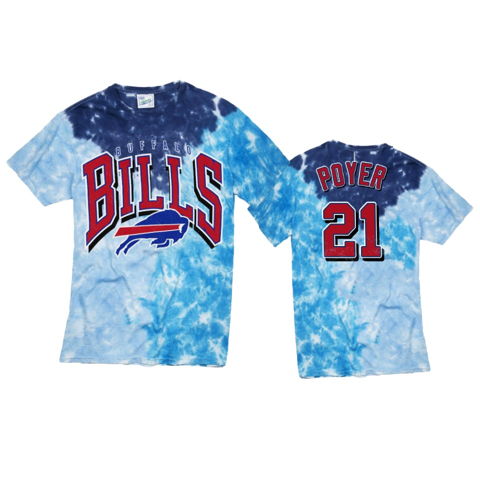 bills jordan poyer royal tri dye t shirt