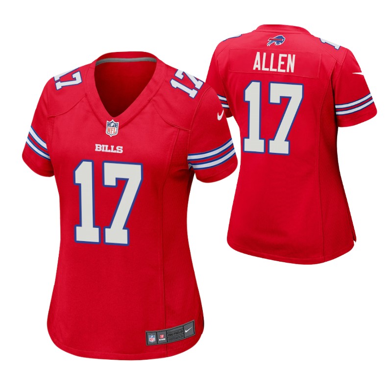 bills-josh-allen-game-women's-jersey-red