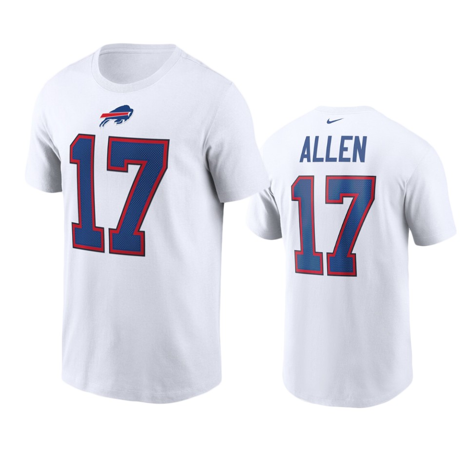 bills josh allen nikewhite t shirt