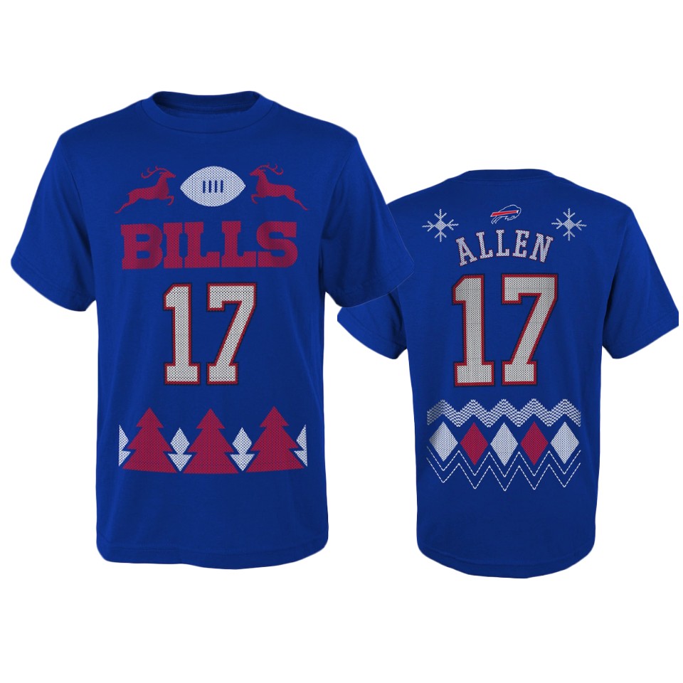 bills josh allen royal 2020 christmas ugly t shirt 0a