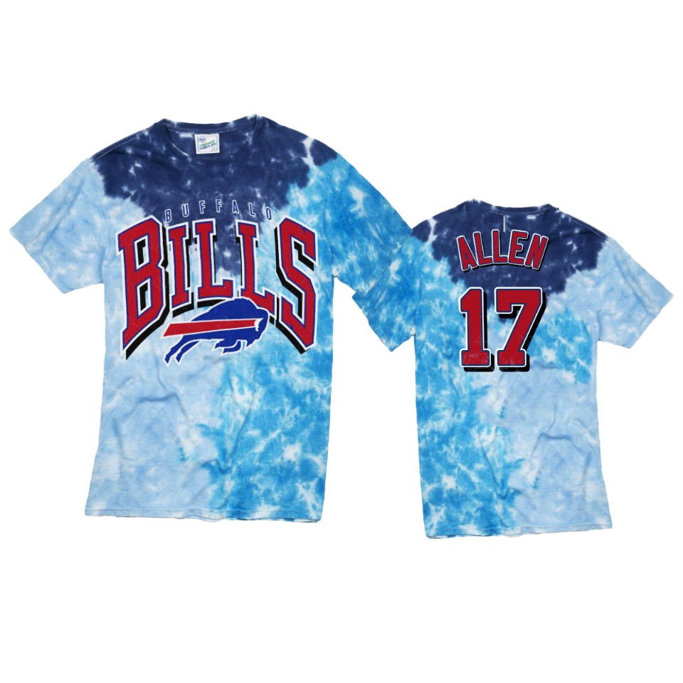bills josh allen royal tri dye t shirt
