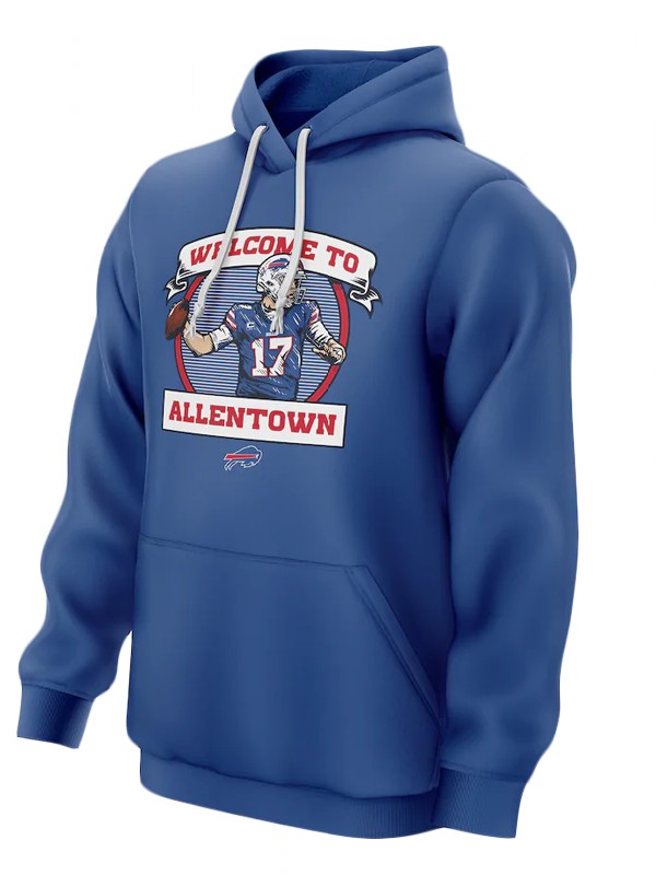 bills josh allen royal welcome to allentown hoodie