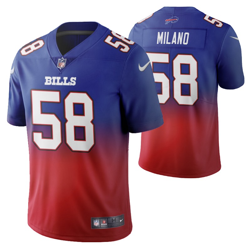 bills matt milano jersey color crash gradient men's