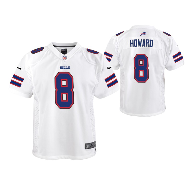 bills-o.j.-howard-game-youth-jersey-white