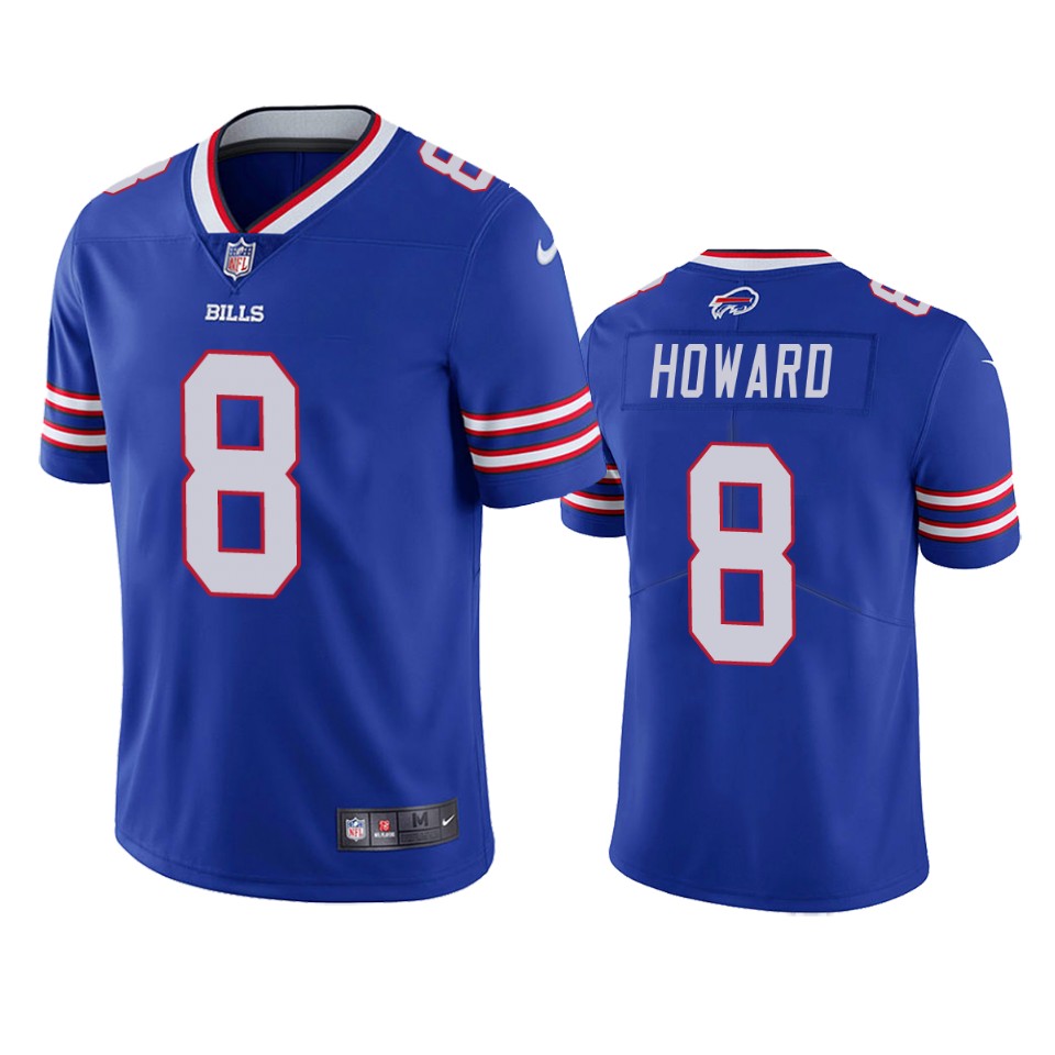 bills o.j. howard royal vapor jersey