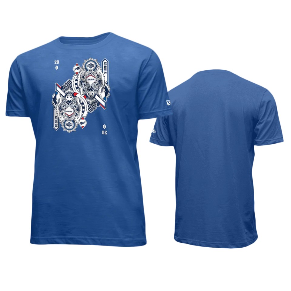 bills royal 2020 nfl draft card t shirt