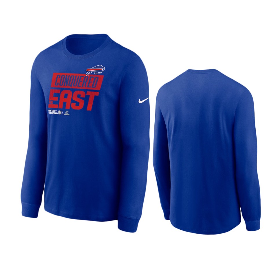 bills royal 2022 afc east division champions long sleeve t shirt