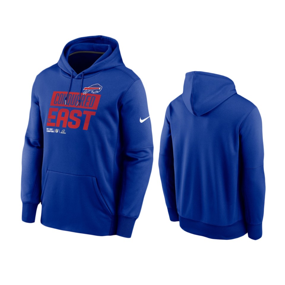 bills royal 2022 afc east division champions trophy hoodie
