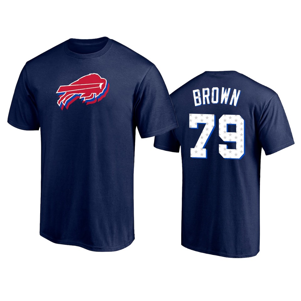 bills spencer brown navy 2021 independence day t shirt